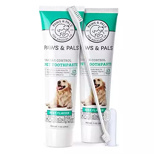 Paws & Pals Dog Toothbrush + Toothpaste